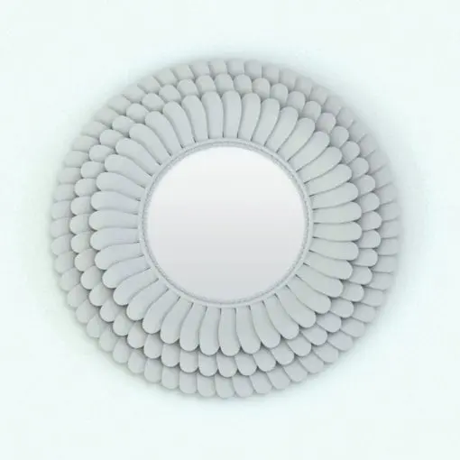 Feathers Revit Mirror Family Perspective rendered in AO style.