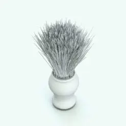 Shaving brush rendered in ambient occlusion mode.