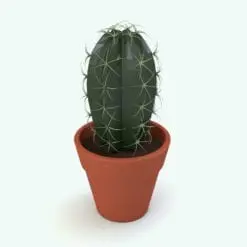 Cactus Revit Plant Family rendered within Revit (no plugins used). This family is fully parametric and it will allow you to change the size, materials and visibility of both, the cactus Revit plant and the pot (in case you want to mix and match plants and pots). Ideal for adding a touch of the dessert to your projects, this Revit plant will transform your spaces and make them look livable! Don't wait any longer and add this Cactus Revit Plant Family to your cart today.