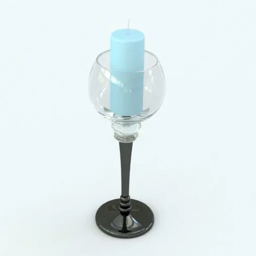Cup Candle Holder Decoration Revit Family rendered in full color. This candle family is fully parametric and easy to use in your Revit projects.