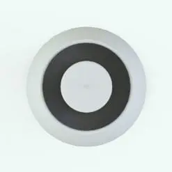 Cup Candle Holder Decoration Revit Family in top view.