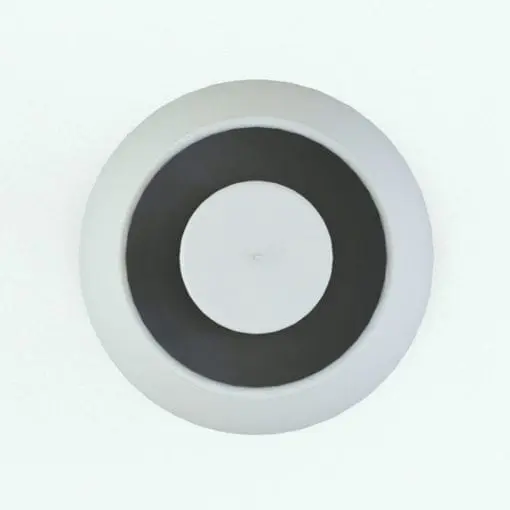 Cup Candle Holder Decoration Revit Family in top view.