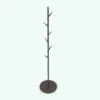 Simplified Tree Coat Rack Revit Family rendered in a dark wood color. Fully parametric, this decoration Revit family is ideal for hallways, mud rooms, living rooms, kitchens and more.