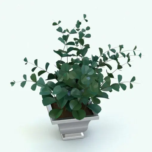 Eucalyptus Revit Planting Family rendered in 3d inside of Revit using NO plugins (Vray). Whether you need a small accent for your render or a center piece, this Revit plant will certainly be the solution. With parameter to change the size, the materials and the visibilities, this Revit planting family will take your renders to the next level.