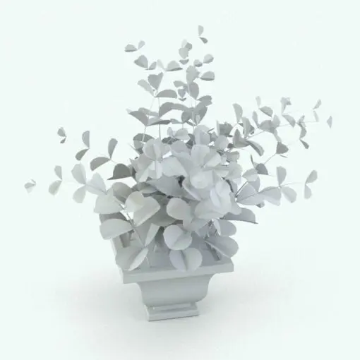 Eucalyptus Revit Planting Family in 3D and rendered in black and white (ambient occlusion style) to show the shapes better. This family is fully parametric, easy to use and ready to render. Just load it into your Revit project, select the size you need and hit the render button for instant results. Transform your spaces today with this amazing-looking Eucalyptus Revit Planting Family.