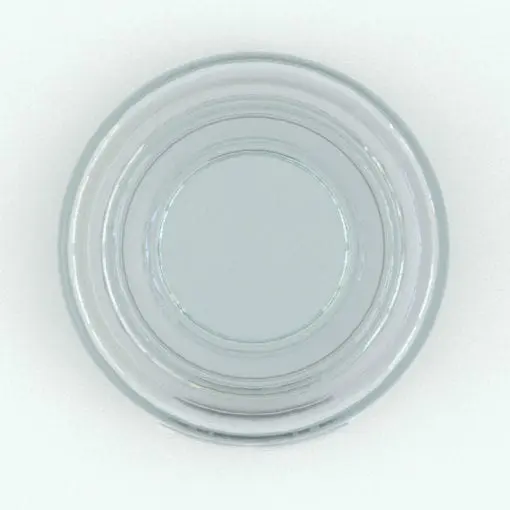 Glass Container Revit Kitchen Accessory Family in top view. Fully parametric and easy to use, this Revit decor family is the perfect complement to your 3D kitchen renders.