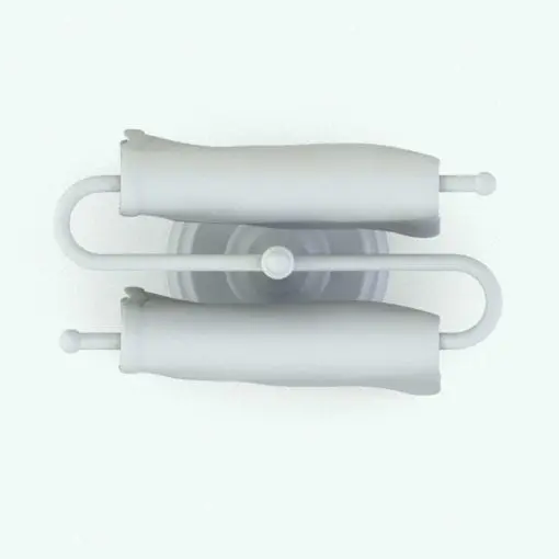 Revit Family / 3D Model - Hand Towel Stand 2C Top View