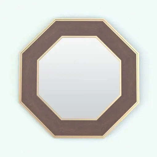 Hexagonal-Octagonal Revit Mirror Family rendered with a dark colored wood finish and a gold outer frame. This family is fully parametric and it can adapt to any space in your project. Use it in residential, commercial, retail or office spaces to make your designs look livable and more finished. Don't wait any longer and get this Hexagonal-Octagonal Revit Mirror Family today.