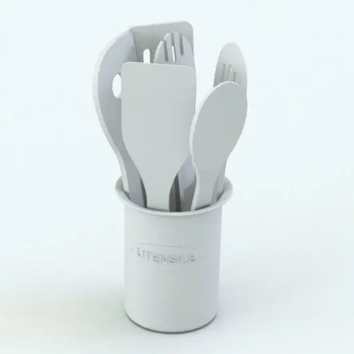 Give a touch of warmth with this 7-piece Revit Kitchen Wooden Utensils Family. Use the provided materials as shown in the main image or change them to suit your project's needs.