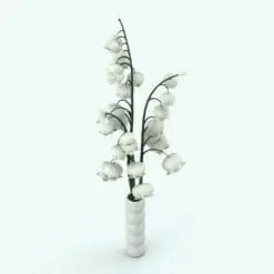 Lily of the Valley Revit Plant Family in 3D and rendered in Revit. Ideal for interior or exterior design projects, this and all our Revit flowers are created with a hybrid technology that allows they to look realistic in any setting. Additionally, all our Revit plants include 3D Max, AutoCAD and Vray version so you can use them in different platforms.