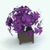Purple Shamrock Revit Plant Family in 3D and rendered in Revit. Ideal for interior or exterior design projects, this and all our Revit plants are created with a hybrid technology that allows they to look realistic in any setting. Additionally, all our Revit plants include 3D Max, AutoCAD and Vray version so you can use them in different platforms.