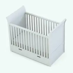 Revit crib in 3D and rendered in black and white (ambient occlusion style). This Revit crib, as well as the other two Revit families are fully parametric, easy to use and ready to render. Just load them into your project (individually or as a set), set the desired dimensions and hit the render button for instant results! Get this Revit furniture set today and become part of the Blackbee3D familiy.