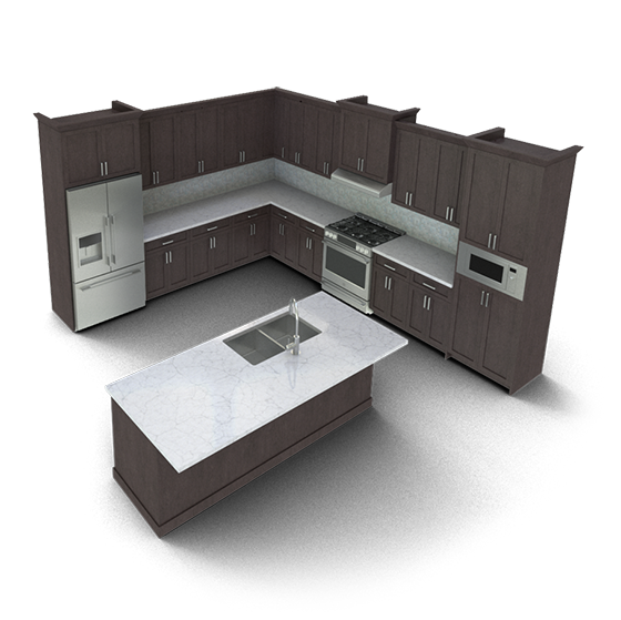 Don't waste any more time building a Revit kitchen one cabinet at a time. Our fully parametric Revit kitchen family models include everything your need (from a Revit refrigerator to a fully customizable Revit range hood) to make your project stand out. Just load it into your project, adjust the dimensions to fit your project and you're all set! Plus, our Revit kitchens come with tons of additional parameters besides the dimensions to further customize them! Get our fully parametric and easy to use Revit kitchen family models today and see for yourself!