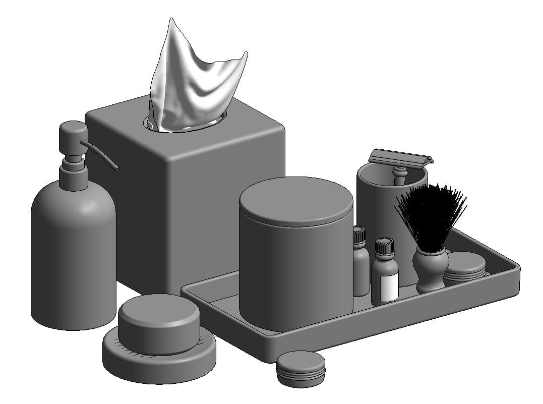 Creating good photoreal parametric Revit families - Example