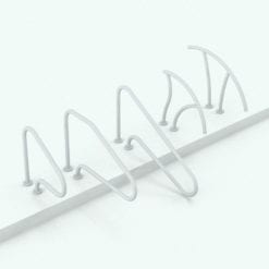 Revit Family / 3D Model - L-Shape Pool Handrails