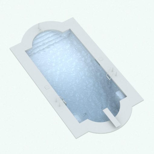 Revit Family / 3D Model - Roman Pool Perspective