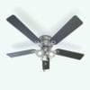 Revit Family / 3D Model - Traditional Ceiling Fan 3 Lights 2 Rendered in Revit