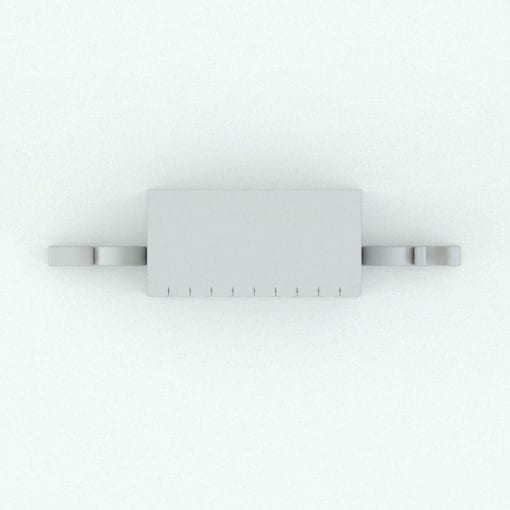 Revit Family / 3D Model - BO-OK Bookends Top View