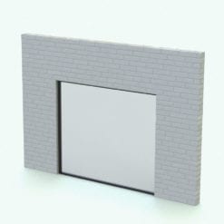 Revit Family / 3D Model - Window SLW E1a Rendered in Revit