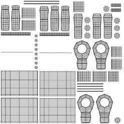 Revit Family / 3D Model - Ceiling Dual Spotlights UV's 3