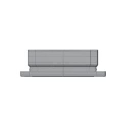 Revit Family / 3D Model - Ceiling Dual Spotlights Side View