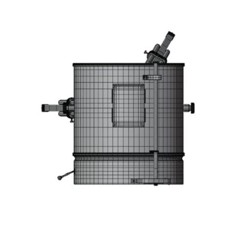 Revit Family / 3D Model - Modern Tripod Standing Lamp Top View
