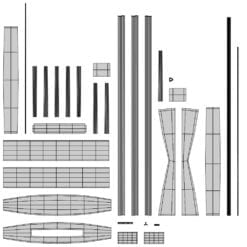 Revit Family / 3D Model - Minimalistic Tripod Standing Lamp UV's 1