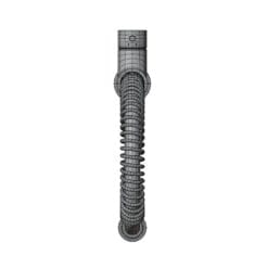 Revit Family / 3D Model - Pull Down Modern Kitchen Faucet Top View