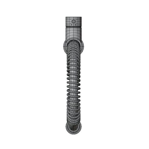Revit Family / 3D Model - Pull Down Modern Kitchen Faucet Top View
