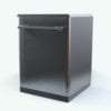 Revit Family / 3D Model - Dishwasher Tubular Handle Rendered in Vray