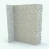 Revit Family / 3D Model - Hexagonal Panels Wall Trim Rendered in Vray