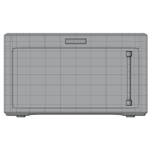 Revit Family / 3D Model - Microwave 3 Front View
