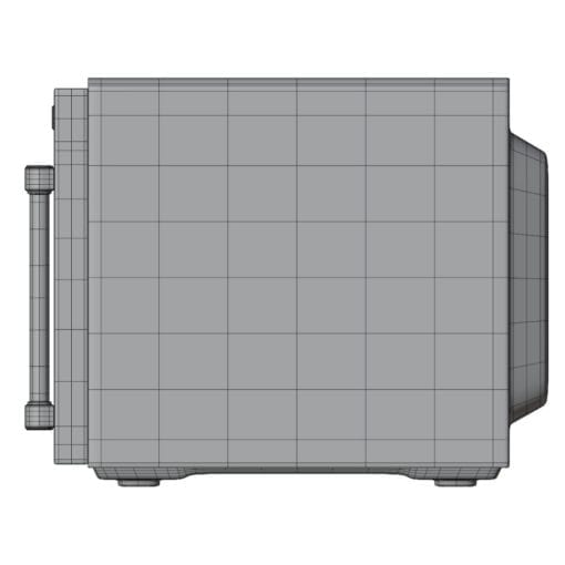 Revit Family / 3D Model - Microwave 3 Side View