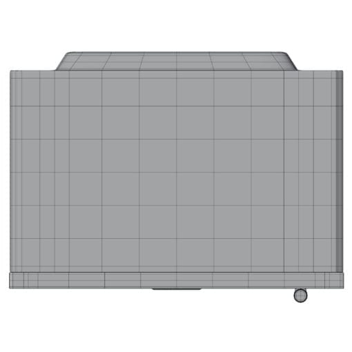 Revit Family / 3D Model - Microwave 3 Top View