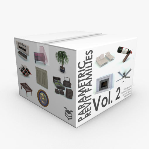 Revit Family / 3D Model - Parametric Revit Families Volume 2